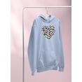 thumbnail image 3 of Colorful Heart Cheetah Print Hoodie Women -Image by Shutterstock, Female Medium, 3 of 4