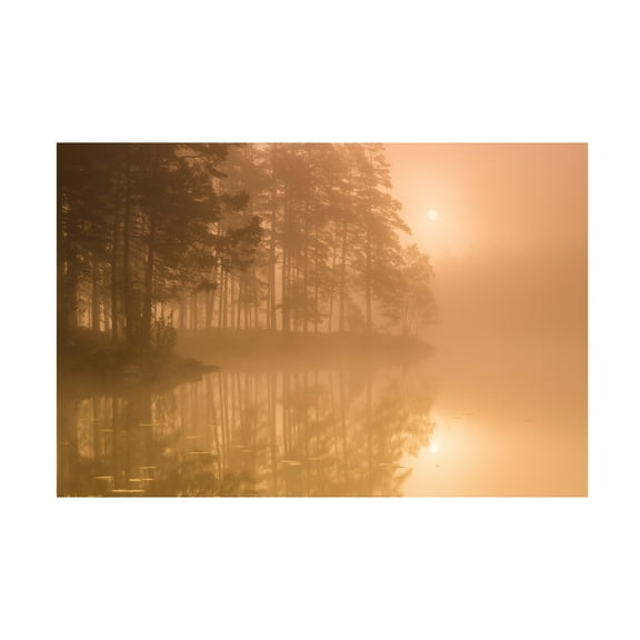 Andreas Christensen 'Sun & Mist' Canvas Art