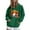 Green, variant on CFLVAEK Funny Graphic Sweatshirts for Women with Hood Plus Size Long Sleeve Holiday Hoodies Oversized Pullover Tops with Pockets Green XXXL