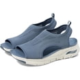 thumbnail image 4 of Sandalias Skechers Arch Fit-City Catch de punto para mujer, color pizarra, 4 of 5