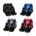 thumbnail image 3 of Youkk Light Car Seat Covers With Elastic Straps And Hooks Machine Washable On 40 Degrees Protectors Pad Red, 3 of 6