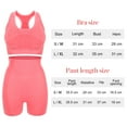 thumbnail image 3 of Ferencaa 1 set Yoga Clothes Workout Outfits Yoga Outfits Two Piece Workout Sets For Women Exercise, 3 of 10