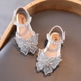 thumbnail image 4 of Kayannuo Christmas Infant Kids Baby Girls Crystal Pearl Bling Bowknot Single Princess Shoes, 4 of 9