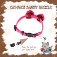 thumbnail image 5 of Mumup 2 Pcs Red Cat Collar for Boy Girl Cats Breakaway Cat Collars with Bell Cute Christmas Kitten Bow Tie Collar Adjustable Small Puppy Safety Collar Solid Color Plaid Pet Collar, 5 of 7