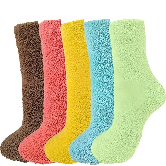 TELOLY Socks Women's Socks Size 9-11 Winter Warm Wool Heavy Socks Soft Socks Comfort Women's Thick Socks