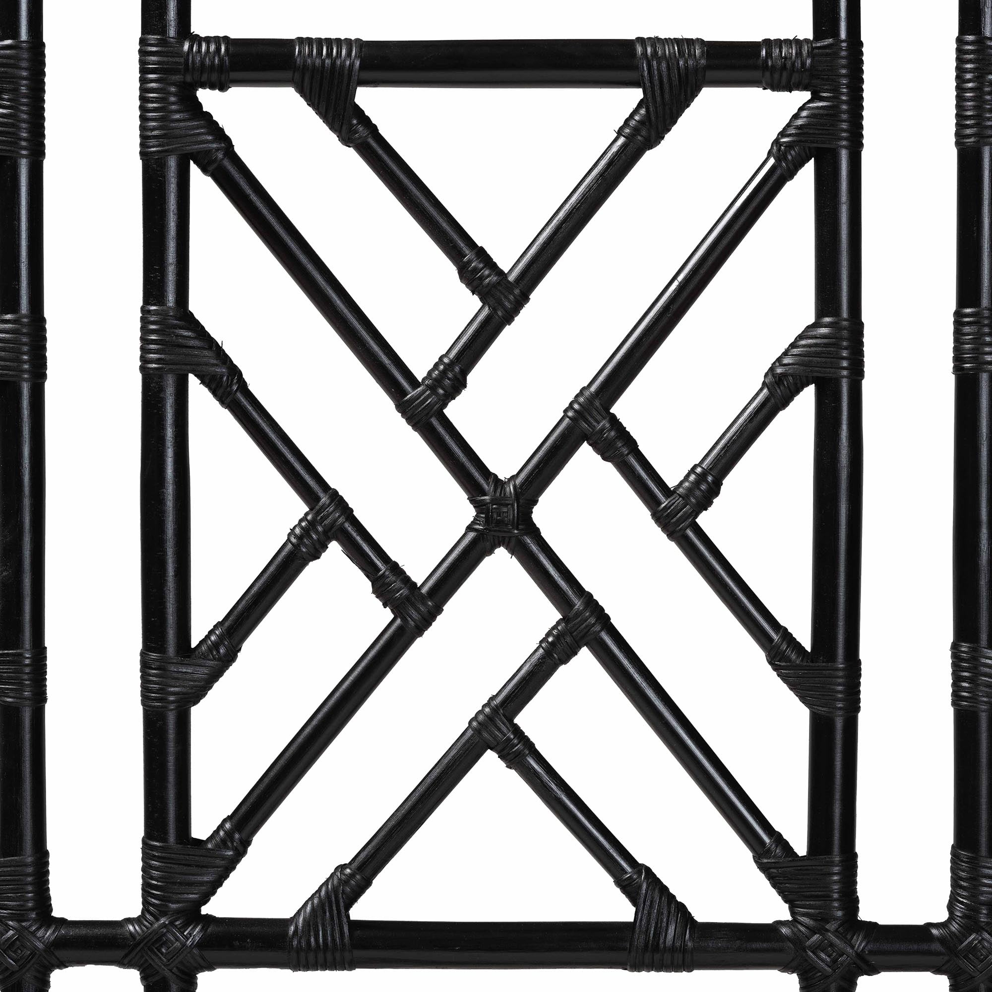 bali & pari Karavo Boho Standalone Headboard, King, Black