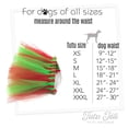 thumbnail image 2 of Red and Green Christmas Dog Tutu Skirt | XS-XXXL, 2 of 10