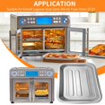 thumbnail image 3 of GWYSY Bandeja Grill para Air Fryer 29 x 17 cm de Acero, Pack de 2, 3 of 7