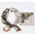 thumbnail image 3 of CAILDANL 100% Real Mulberry Silk Scarf -21'' x 21''- Lightweight Neckerchief –Women Men Small Square Digital Printed Scarves, 3 of 7