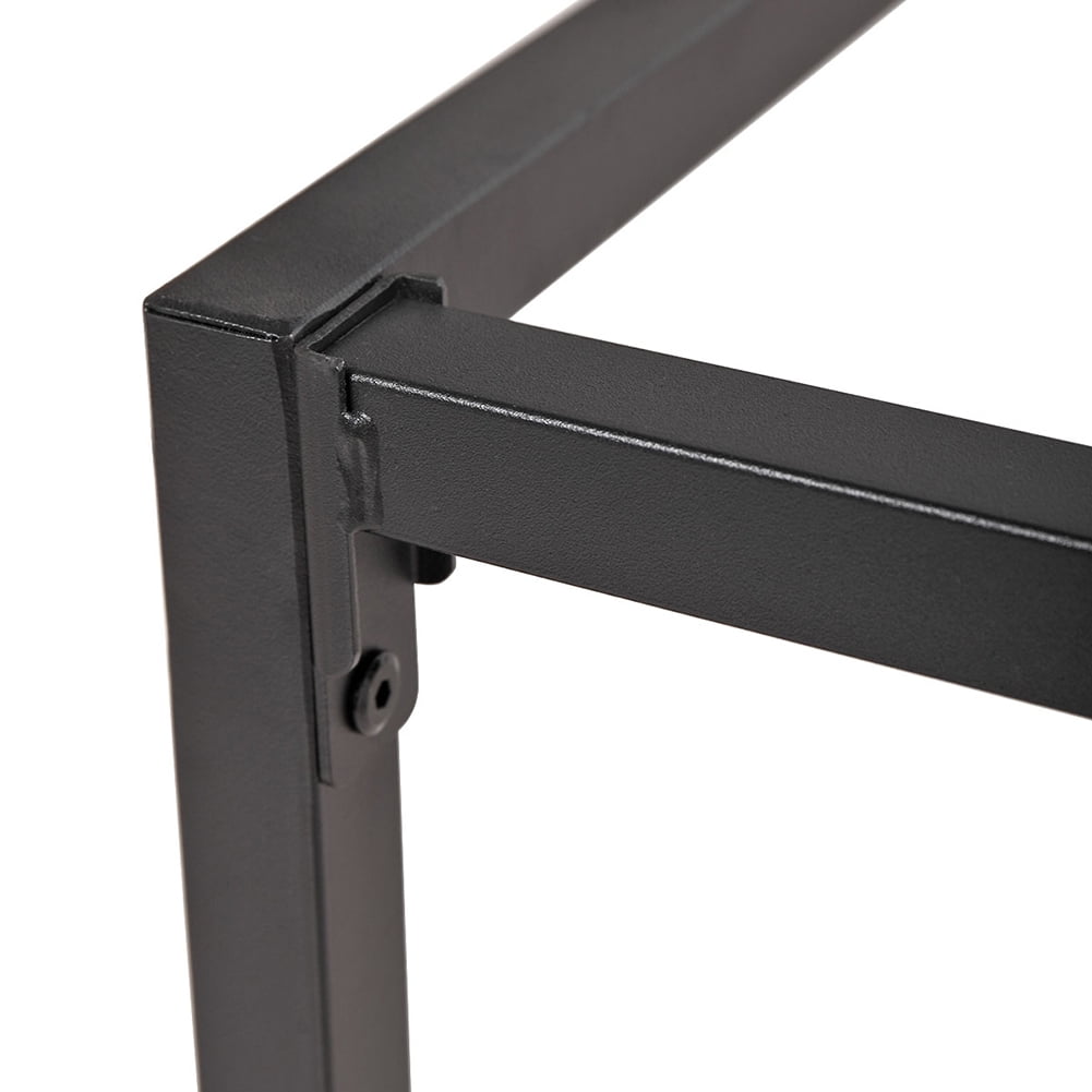 Kadyn Queen Size Bed Frame, Metal Queen Bed Frame with 14" Large Bed Storage Space, Black Kadyn Queen Size Bed Frame, Metal Queen Bed Frame with 14" Large Bed Storage Space, Black