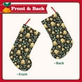 thumbnail image 2 of Lsque Octopuses And Leaves Pattern 18 Inch Christmas Stockings, Festive Holiday Stocking for Christmas Decorations Holiday Decor, 2 of 8