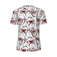 thumbnail image 5 of Wukai Monkey Print Men's Short-Sleeved Mesh T-Shirt,Quick-Dry Short Sleeve Workout T-Shirt-Small, 5 of 8