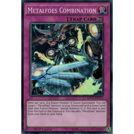 YuGiOh 2017 Mega-Tin Mega Pack Super Rare Metalfoes Combination MP17-EN112