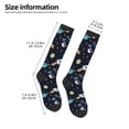 thumbnail image 2 of Wukai Space for Contrast Color Stockings, Sports Fitness Adult Long Socks, Unisex, 2 of 6