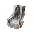 thumbnail image 4 of Sloth Soft Flannel Fleece Throw Blanket, Sweetly Smiling Jungle Animals Lying down Crossed Legs Tropic Fauna Sketch, Cozy Plush for Indoor and Outdoor Use, 70" x 90", Ivory Black, by Ambesonne, 4 of 6