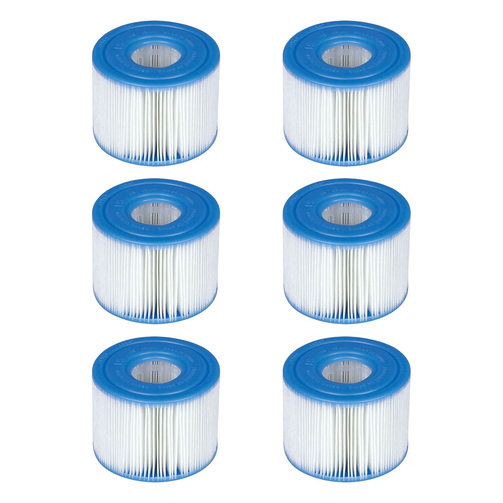 Intex 29007E Type H Easy Set Filter Cartridge Replacement for Swimming Pools 