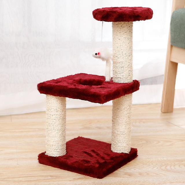 Small Cat Tree House Cat Cat Scratchers Climbing Frame Climbing Frame With Hammock Table Pet Cat Toy Kitty Play House Fo
