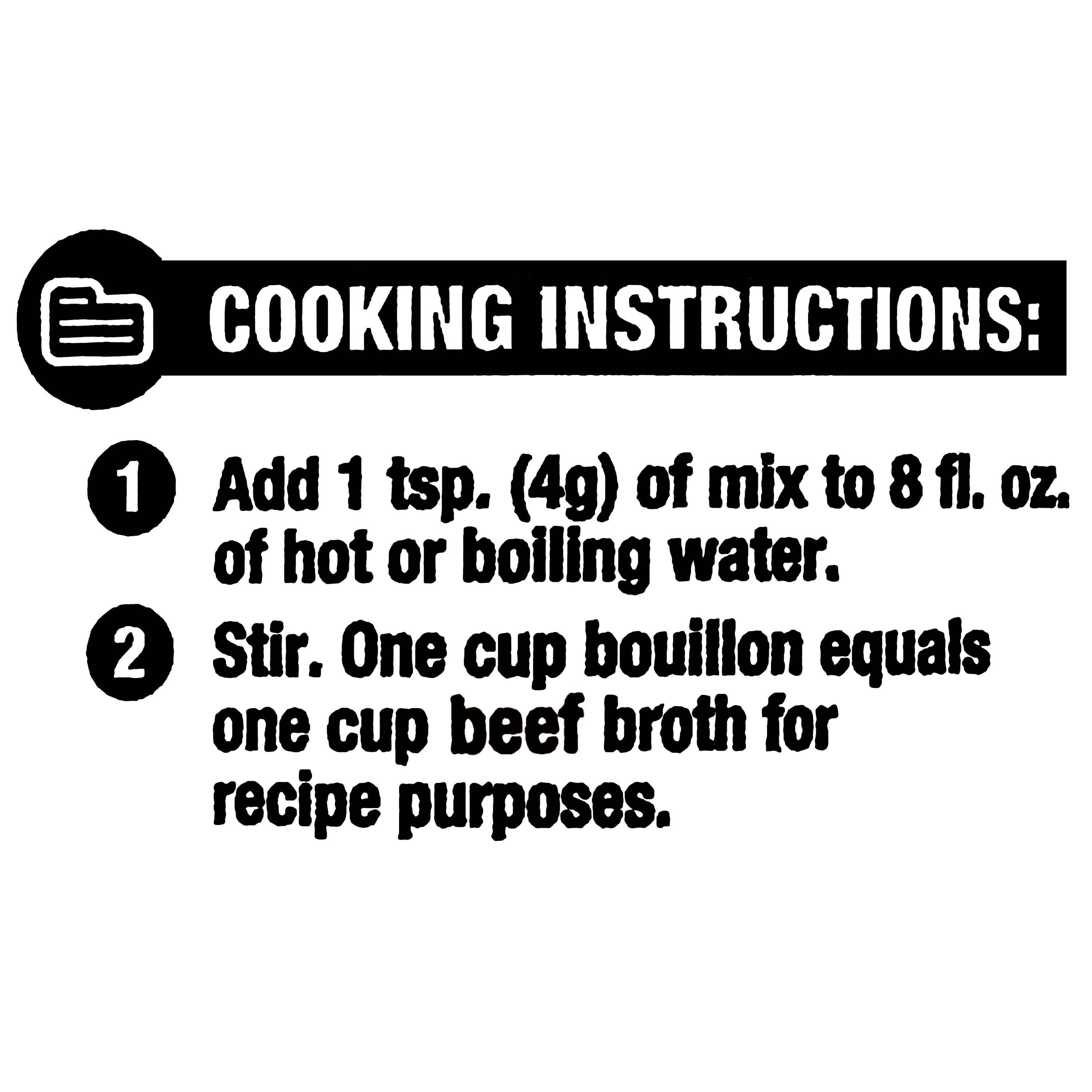 Great Value Beef Bouillon Powder 3.75 oz Jar, (Shelf Stable)
