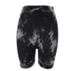 thumbnail image 2 of Tie Dye Yoga Shorts High Waist Seamless Black Quick Dry Soft Biker Shorts for Women S, 2 of 5