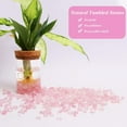thumbnail image 5 of Sinkoo Polished Gem Dyeing Rose Quartz Crystal Chips Bulk 0.66 Lb/300g Crystal Tumbled Stone Decorative Pebbles for Home Decoration & Fish Turtle Tank, Vase Filler, Plants Decor, Diy Crafts, 5 of 5