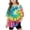 Multicolor 6, variant on BRGZLK Toddler Kids Short Sleeve T Shirt Boys Girls Trendy Cute Gradient Graphic Pullover Loose Casual Soft Daily Round Neck Top Blue 12-13 Years
