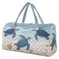 Beach Turtle Pattern Tutolipy Convenient Quilted Duffle Bag for Women, Multi-pocket Quilted ...