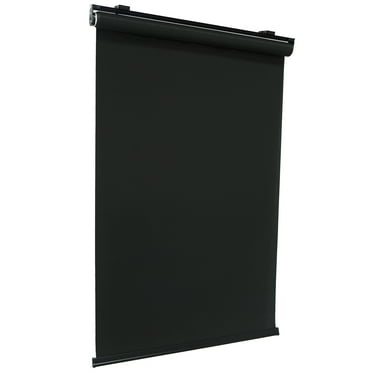 Black 32"x72" Cordless Blackout Roller Shades Window Blinds Waterproof Insulated
