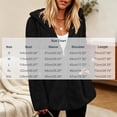 thumbnail image 6 of Scyoekwg Women's Hooded Fleece Zip Up Jacket Long Sleeve Drawstring Sherpa Coat with Side Pockets Soft Warm Loose Fit Fall Winter Outerwear,Size:S-XXL, 6 of 7