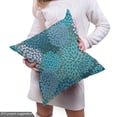 thumbnail image 5 of Ambesonne Floral Fabric by the Yard Upholstery, Clove Petals Vibrant, 1 Yard, Petrol Blue Teal, 5 of 5