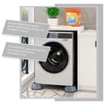 thumbnail image 3 of Miangastore Washing Machine Anti Vibration Pads TPU 4Set 4.1x4.1x1.4in, 3 of 9