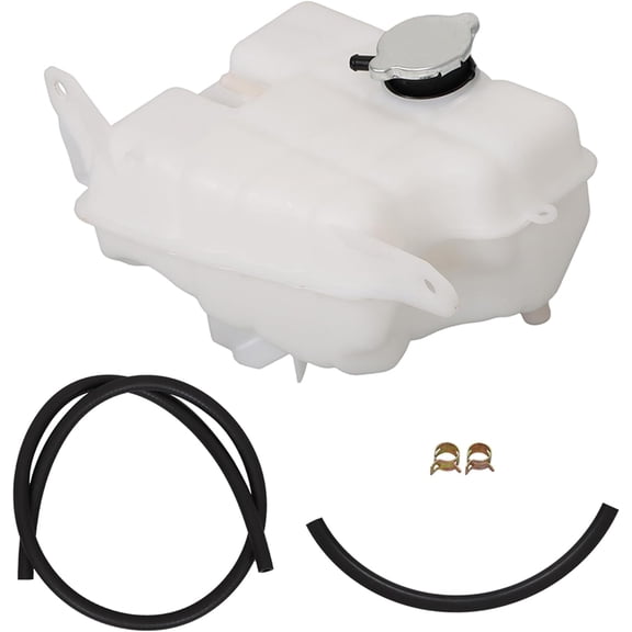 Waltyotur Radiator Coolant Overflow Reservoir Tank With Cap Replacement for Liberty 2002-2006 52079788AE 52079848AA 603-319 603319