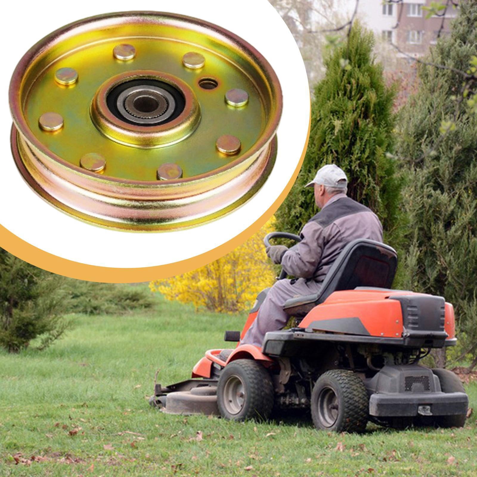 koolsoo Flat Idler Pulley 01004081 Easy Installation Lawn Mower Part Yard Machine Patio Drive Idler Pulley Component 02005077 Replace