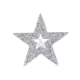 thumbnail image 3 of Pegatinas de tela con patrón de estrella de cinco puntas para perforaciones en caliente y dibujo en caliente, para zapatos, sombreros, equipaje, accesorios de ropa, parche de malla adhesiva, 3 of 5