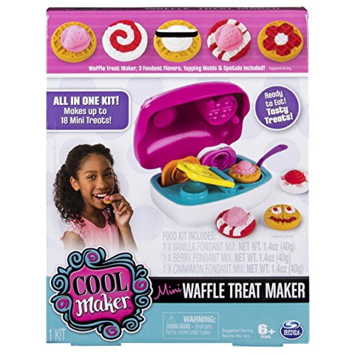 Cool Maker - All in One Food Craft Kit - Mini Waffle Treat Maker