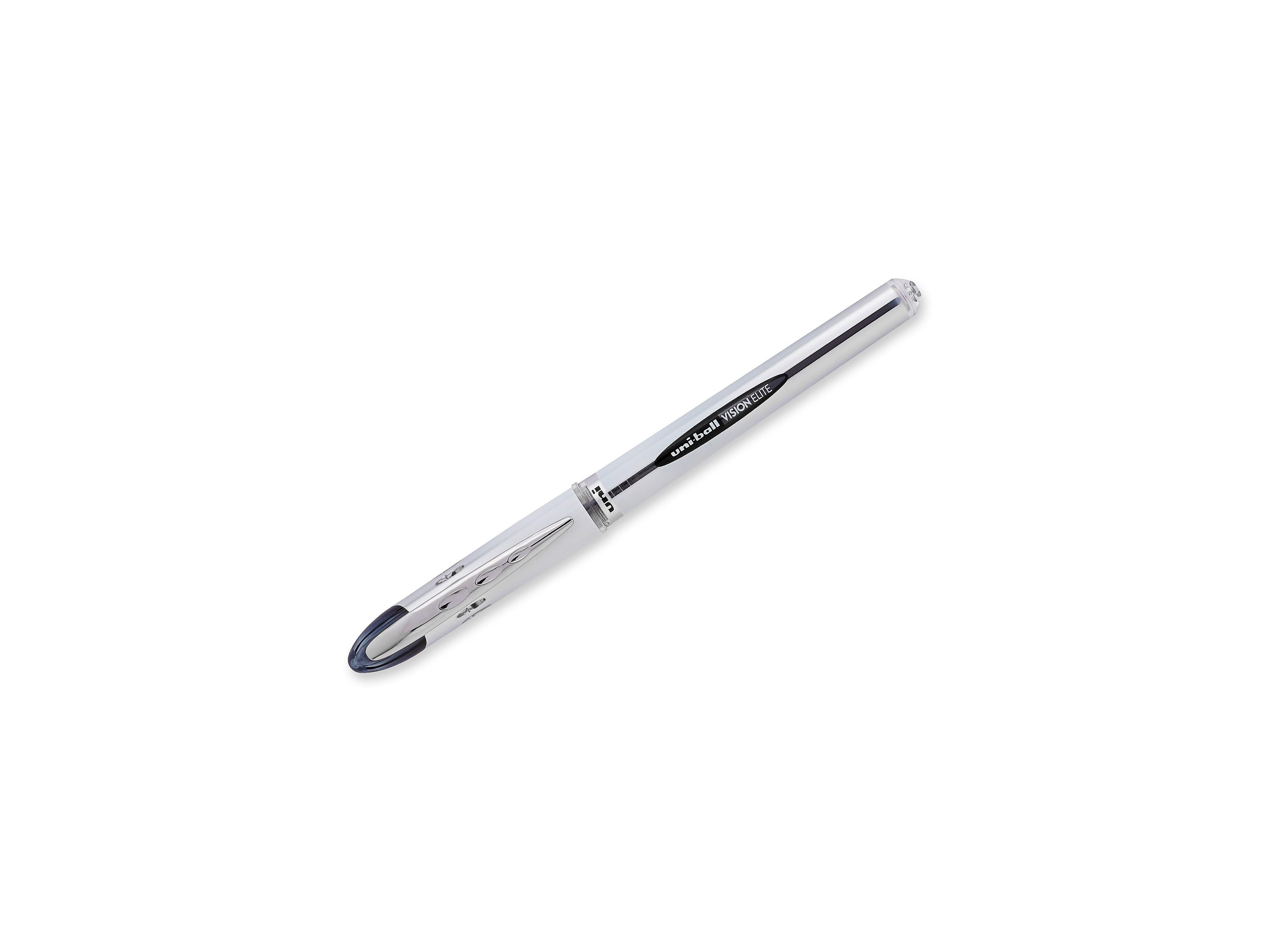 uniball Vision Elite Rollerball Pens Bold Point Black Ink 470087