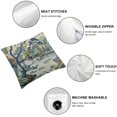 thumbnail image 4 of QZHH Chinoiserie Pillow Covers , Asian Scenic Blue and Kelly Green Throw Pillows Farmhouse Chinoiserie Decorative Pillowcase Cushion Cover for Home Sofa Bedroom Outdoor,2 pcs White, 4 of 6