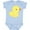 AE-Light Blue, variant on Inktastic Yellow Baby Duck Boys or Girls Baby Bodysuit