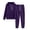 Purple, variant on Prolriy Sweatsuits Women 2 Piece Outfit Women's Solid Color Solid Color with Hat Sports Suit Women Two Piece Sets for Women Brown L