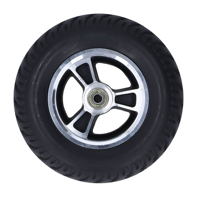 Wheelchair Wheel, Explosion Proof Rust Proof Alloy Steel Hub Wear Resistant Anti Skid Walker Wheel For Cart