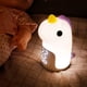 thumbnail image 1 of Luz de noche de unicornio para niños, lindo despertador, regalos de unicornio para niñas, cosas kawaii, lámpara portátil de silicona recargable para niños, regalo de cumpleaños para bebé, niño, dormit, 1 of 5