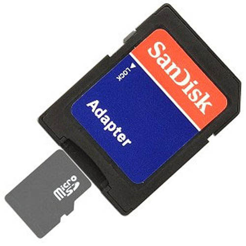 Sandisk Microsd Micro Sd To Sd Hc Sdhc Memory Card Adapter Reader New Walmart Com Walmart Com