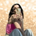 thumbnail image 6 of Magnetic Case Designed for iPhone 14 Plus Glitter Case Luxury Plating Love Heart Compatible with MagSafe Clear Case with Camera Protector Protection Shockproof Cover for Women Girls-Gold, 6 of 12