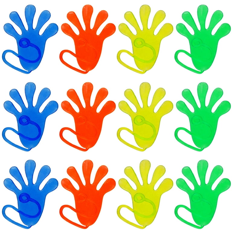 Protoiya 12Pcs Sticky Hands For Kids,Stretchy Sticky Fingers with
