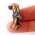 thumbnail image 2 of 1/87 figuras antiguas chinas Mini modelo de diseño de carretera suministros Chop Wood Man Azul Zulema escena personas figura, 2 of 6