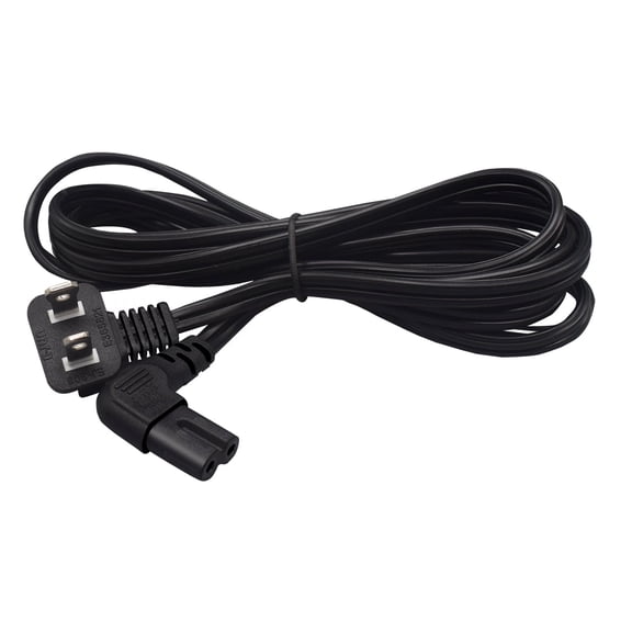 Strhowill 1.92M/6.29FTUSA Nema 1-15p To C7 Power Cable, Ameican Standard 2 Prong to C7 Figure 8 Shotgun polarity Power Cord,For Monitor, Printer, Projector,Smart TV