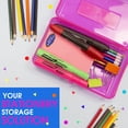thumbnail image 4 of BAZIC Plastic Pencil Case Utility Storage Box, Bright Color, 24-Pack, 4 of 8