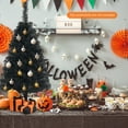 thumbnail image 4 of Costway 3ft Unlit Artificial Christmas Halloween Mini Tree Black w/Plastic Stand, 4 of 10