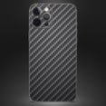 thumbnail image 4 of DesignSkinz Textured Black Carbon Fiber Full-Body Skin Decal Wrap Cover for iPhone 12, 4 of 9