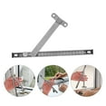 thumbnail image 5 of MLINS 3pcs Casement Window Security Hinge Window Concealed Hinge Widow Hinge Replacement Casement Window Limiter Rod Home Window Security Bar, 5 of 8