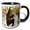 Black/White, variant on 3drose, Capuchin Monkey, Osa Peninsula, Costa Rica - Sa22 Jgs0010 - Jim Goldstein, 11oz Mug